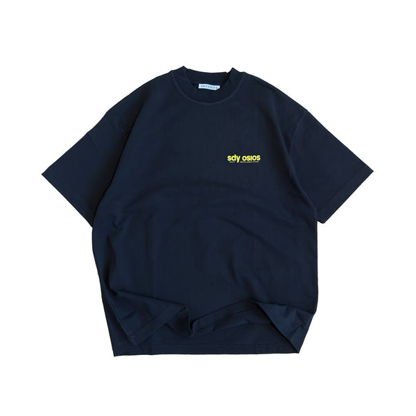 Serif t-shirt black/yellow