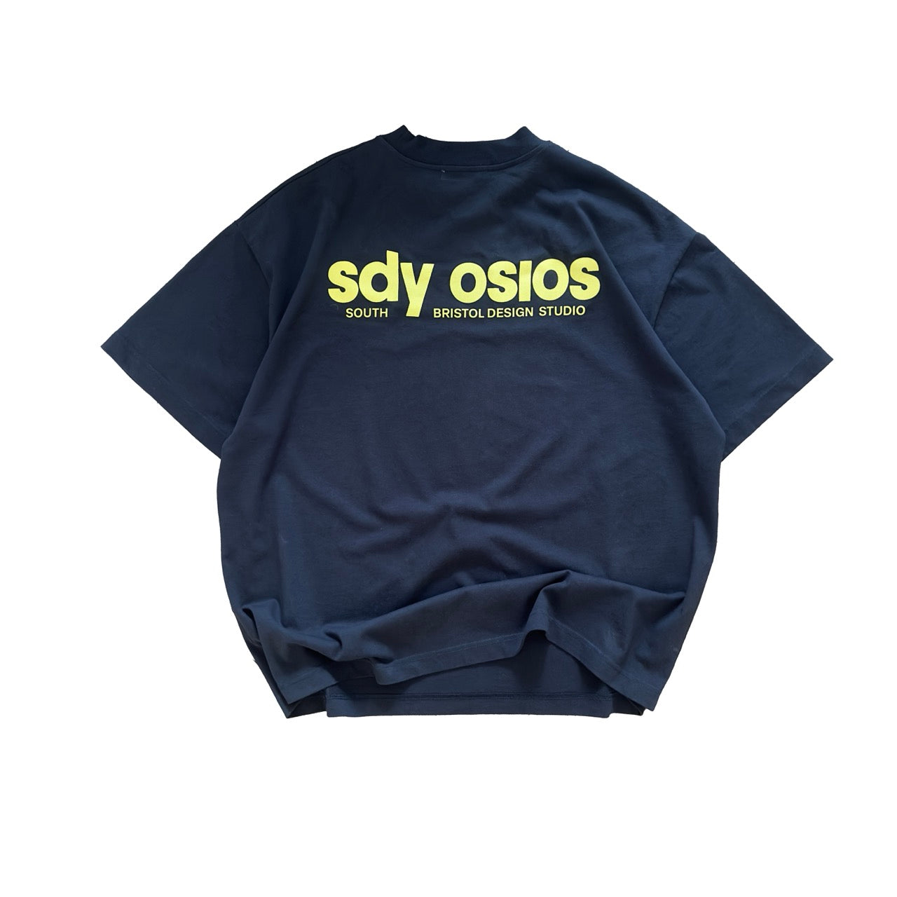 Serif t-shirt navy/yellow