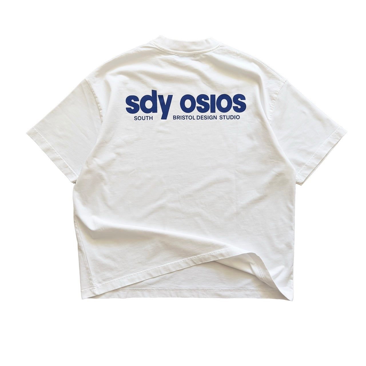 Serif t-shirt white/blue