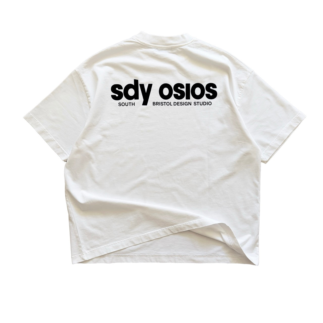 Serif t-shirt white/black