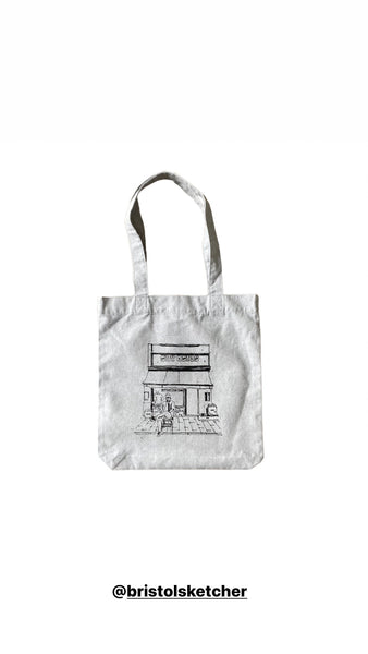 Shop front tote bag